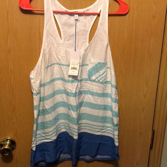 Southern Tide size large razor back tank top with chest pocket - Picture 1 of 9